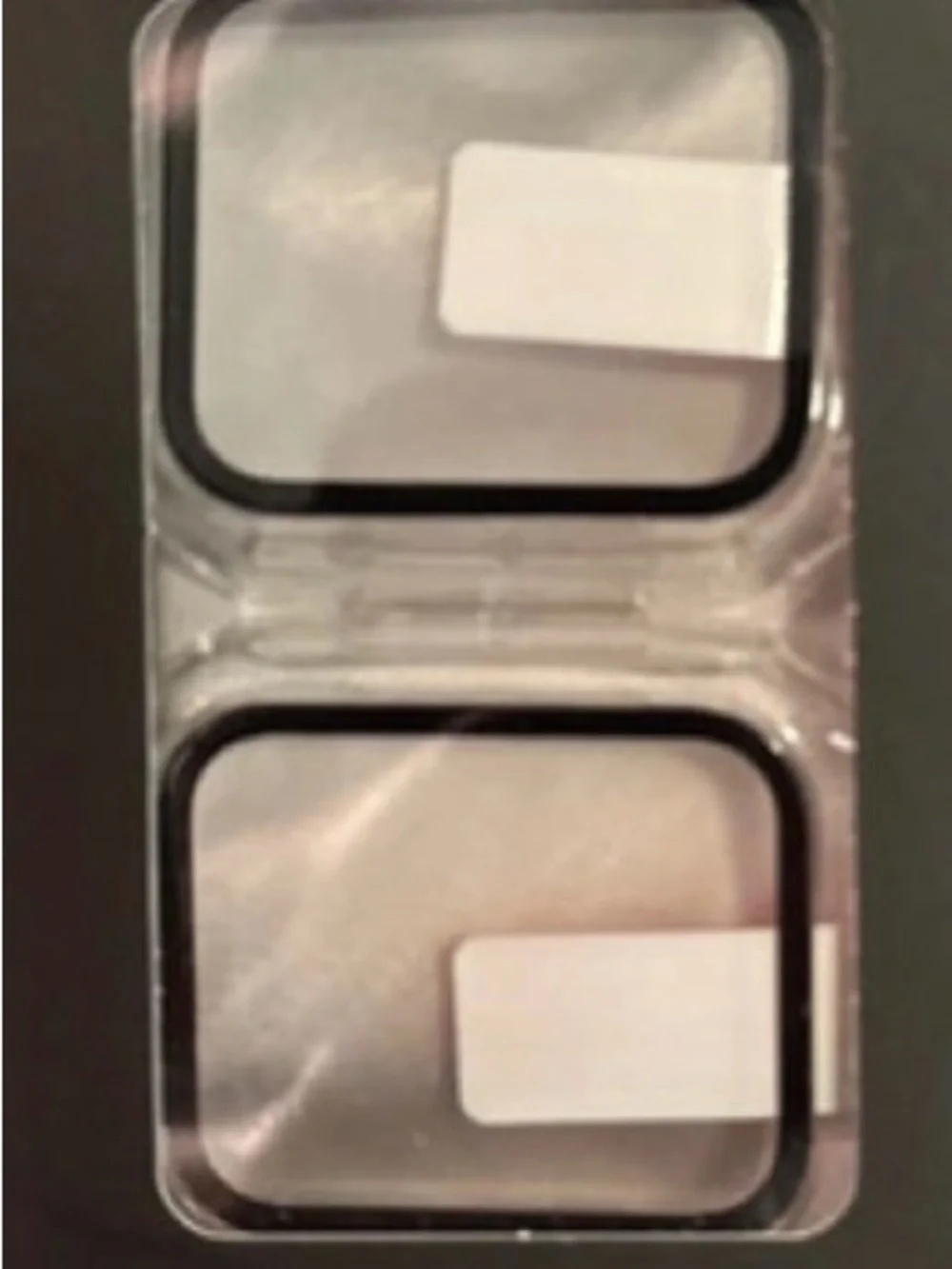 Clear Protective Cover for Smartwatch - Black Trim